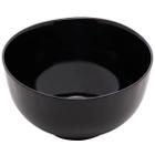 Bowl de Vidro Opalino 700ml Tigela Cumbuca para Salada Sopa Cereais Grande Diwali Lyor Preto