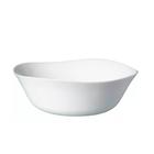 Bowl de Vidro Opalino Branco Quadrado Tigela Molho Sobremesa 12cm Em Casa Tem