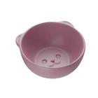 Bowl Lyor Baby Bear De Bambu E Pp Rosa 13,5Cm X 6,5Cm