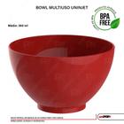 Bowl Plástico Multiuso 360 ml Vermelho Uninjet