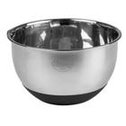 Bowl Prata e Preto Multiuso Aço Inox 1,5L Cromus Allosy para Receitas Pesadas 17x17x21cm 1un