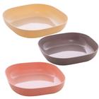 Bowl Quadrado Bambu Pp Lines Sortido 14,5X 14,5X 3Cm - WOLFF