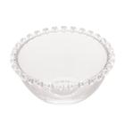 Bowl Redondo de Cristal Borda Coração 13cm x 6,5cm Lyor