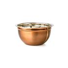 Bowl Tigela Cobre Rose Aço Inox 22 cm 2,25L Plasvale