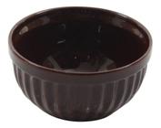 Bowl Tigela Em Cerâmica Itália Marrom 550Ml