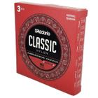 Box 3 Encordoamento D'Addario nylon Violão EJ27N 3D Kit Tensão Normal - Daddario (oficial Made in Usa)