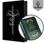 Box Bíblia Evangélica NVT Jesus Cruz + Livro Devocional Billy Graham - Grandes Pregadores - Pão Diário