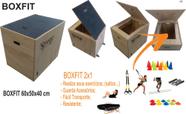 Caixa para Salto Cross Training - Plyo Box 3 em 1 - 50x60x75cm - Montada –  D1Fitness