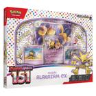 Box Pokémon Coleção Escarlate e Violeta 151 Alakazam ex