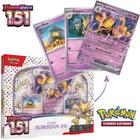 Box pokemon escarlate e violeta 3.5 151 colecao alakazam ex