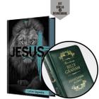 Box Sagrado - Bíblia NVI Letra Gigante Leão De Judá + Livro de Devocionais Diários Com Billy Graham 366 Dias