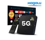 Box Smart 4k Plus Wifi Android Para Tv Simples Sem Smart - SMARTPLUS