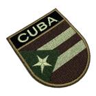 BP0010ET03 Bandeira Cuba Patch Bordado Termo Adesivo - BR44