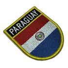 BP0047EV01 Bandeira Paraguai Patch Bordado Fecho Contato - BR44