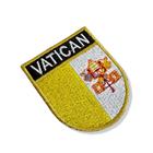 BP0060E-011 Bandeira Vaticano Patch Bordado 5,7x6,8cm