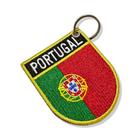 BP0071E-001 Bandeira Portugal Patch Bordado 6,8x8,0cm