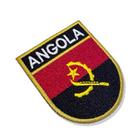 BP0089E-001 Bandeira Angola Patch Bordado 6,8x8,0cm