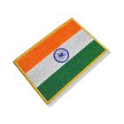 BP0191-021 Bandeira India Patch Bordado 10,2x6,8cm