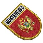 BP0243EV01 Montenegro Bandeira Bordada Patch Fecho Contato