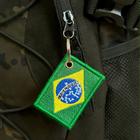 BP0403-015 Bandeira Brasil Patch Bordado 5,7x3,8cm