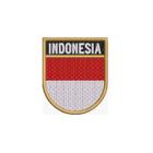 BP0419E-011 Bandeira Indonesia Patch Bordado 5,7x6,8cm