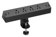 Braçadeira de mesa Power Strip TenTrend 1875 W com 2 USB A 2 USB C