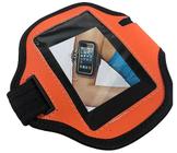 Braçadeira Laranja Suporte Celular Corrida Caminhada Academia Braço Armband