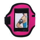 Braçadeira Rosa Suporte Celular Corrida Caminhada Academia Braço Armband