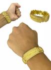 Bracelete 18Mm Iluminado Cravejado Banhado A Ouro 18K