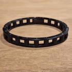 Bracelete em Aço Ionizado