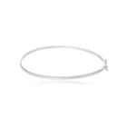 Bracelete Fio Abaulado Prata 925 2,3mm - Original Legitima Prata 925