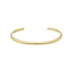 Bracelete Liso Ajustável Cibele Banhado A Ouro 18k