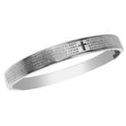 Bracelete Masculino Oração Pai Nosso Aço Inox Brac-02