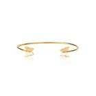 Bracelete Minimalista de Borboleta Banhado a Ouro 18k