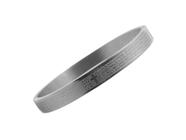 Bracelete Pulseira Aço 316L Pai Nosso Prateado Banhado