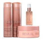 Braé Revival Kit (Sh + Cond Reconstrutor 250ml) + Máscara 200g + Gorgeous Shine Oil 60ml