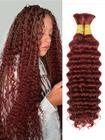 Braiding Hair Clong Deep Wave Ginger 350 16 polegadas 100g