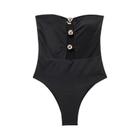 Branco Fora Do Ombro Sem Mangas Bodysuit Feminino Sexy Cortar Corpo Apertado Lingerie Verão