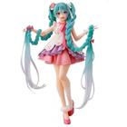 Branco Rosa Cadeira Anime Hatsune Miku Figura 20cm Sexy Kawaii Decoração De Carro Modelo