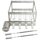 Brasa Grill Premium Gira 4 Espetos 2 Espetos Picanha Inox