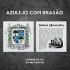 Brasão da família MAGALHÃES no azulejo