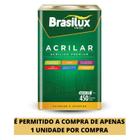 Brasilux acrilar acrilico fosco premium base b premium fosco 16,2 litros