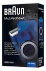 Braun Barbeador Elétrico Portátil Móvel M60b Lavável Azul