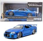 Brian's Nissan Skyline GT-R (BNR-34) - Velozes e Furiosos - 1/24 - Jada