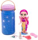 Bright Fairy Friends BFF Boneca Sereia com Asas de Mudança de Cor, 4 Acessórios de Sereia Surpresa, um Jarro de Luz Ativada de Movimento que Funciona como uma Luz noturna para Crianças, Presentes para Crianças 3 Anos ou Mais