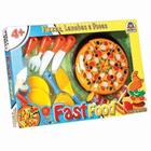 Brincando de casinha fast food pizza krec krec c/ac - BRASKIT