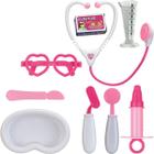 Brincando de Profissoes KIT Medica 9PCS Rosa