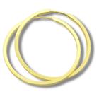 Brinco Argola 23mm Ouro 18k Bx022