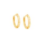 Brinco Argola em Ouro 18K Diamantada - AU10534