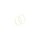 Brinco Argola em Ouro 18K Fio Abaulado 16MM - AU11258